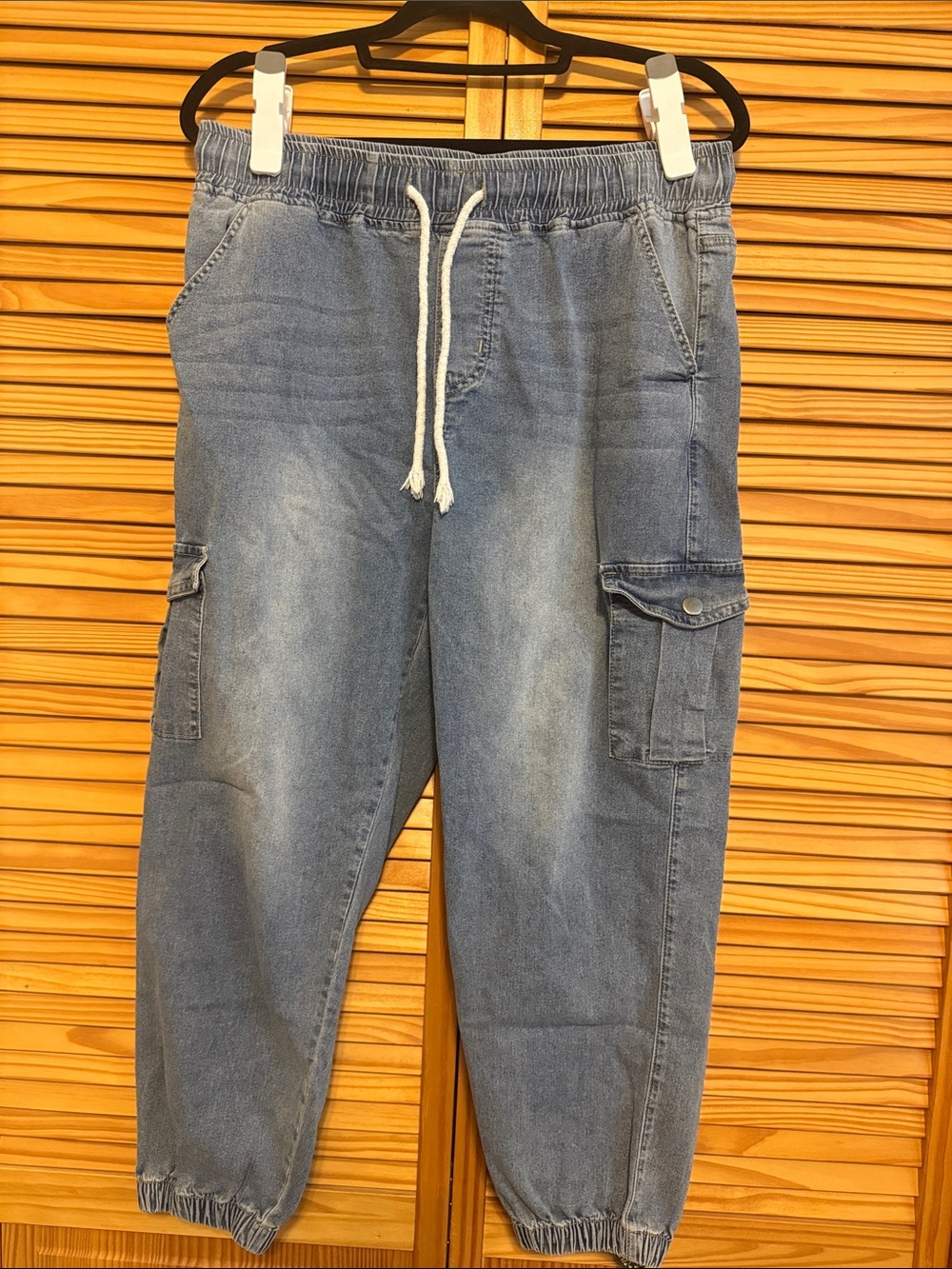 VIP Light Blue Women's Cargo Jogger Jeans size 15/32